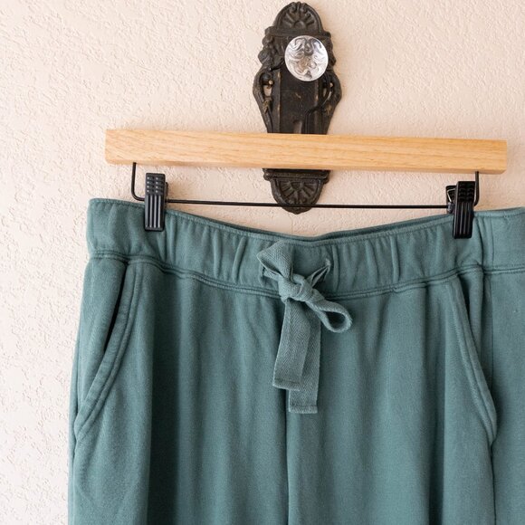 Hanes Luxe Collection Green Cargo Joggers | Size Large | Lounge Sweatpants - Picture 2 of 7